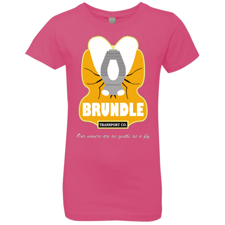 T-Shirts Hot Pink / YXS Brundle Transportation Girls Premium T-Shirt