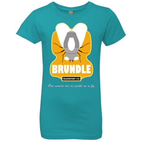 T-Shirts Tahiti Blue / YXS Brundle Transportation Girls Premium T-Shirt