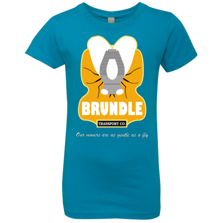 T-Shirts Turquoise / YXS Brundle Transportation Girls Premium T-Shirt