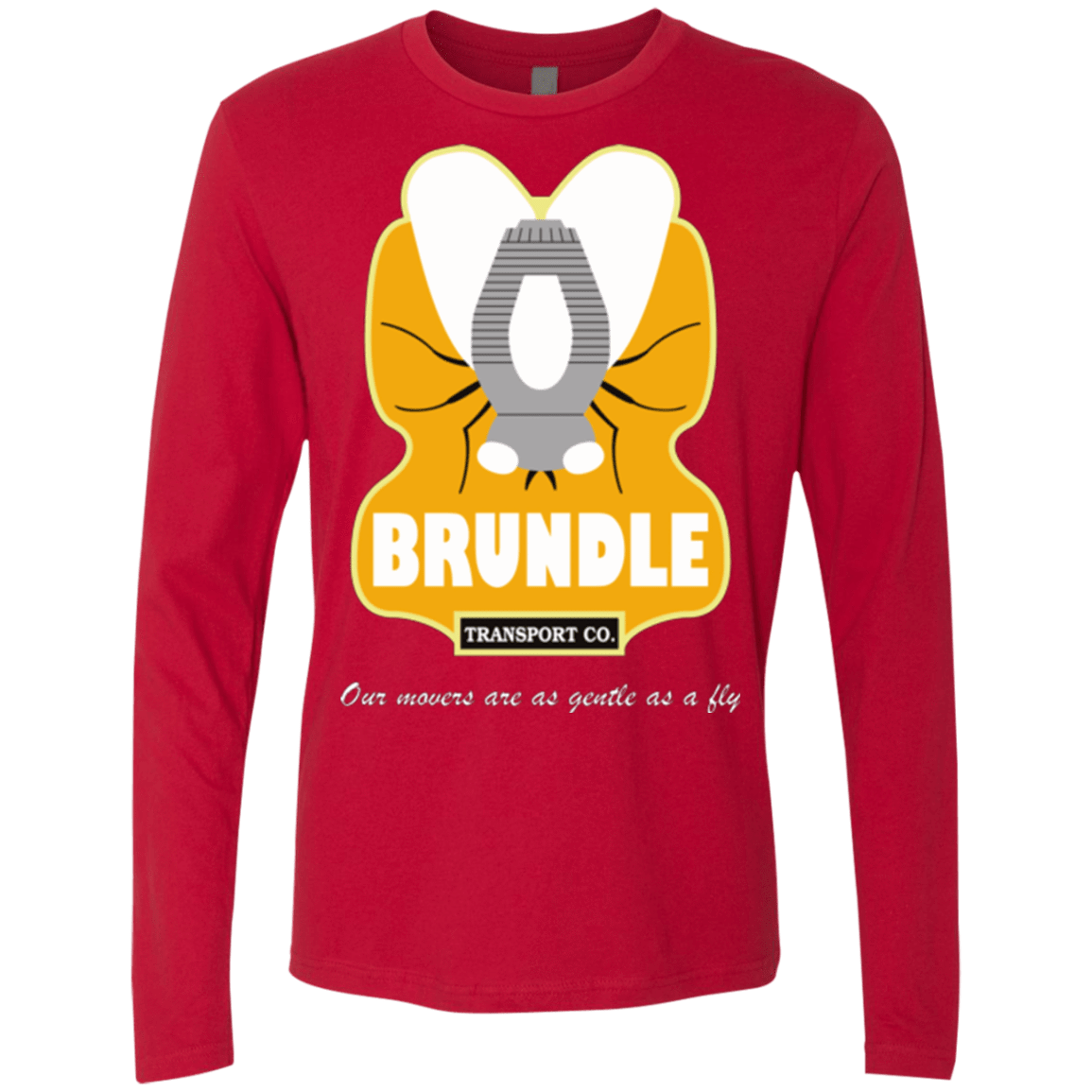 T-Shirts Red / Small Brundle Transportation Men's Premium Long Sleeve