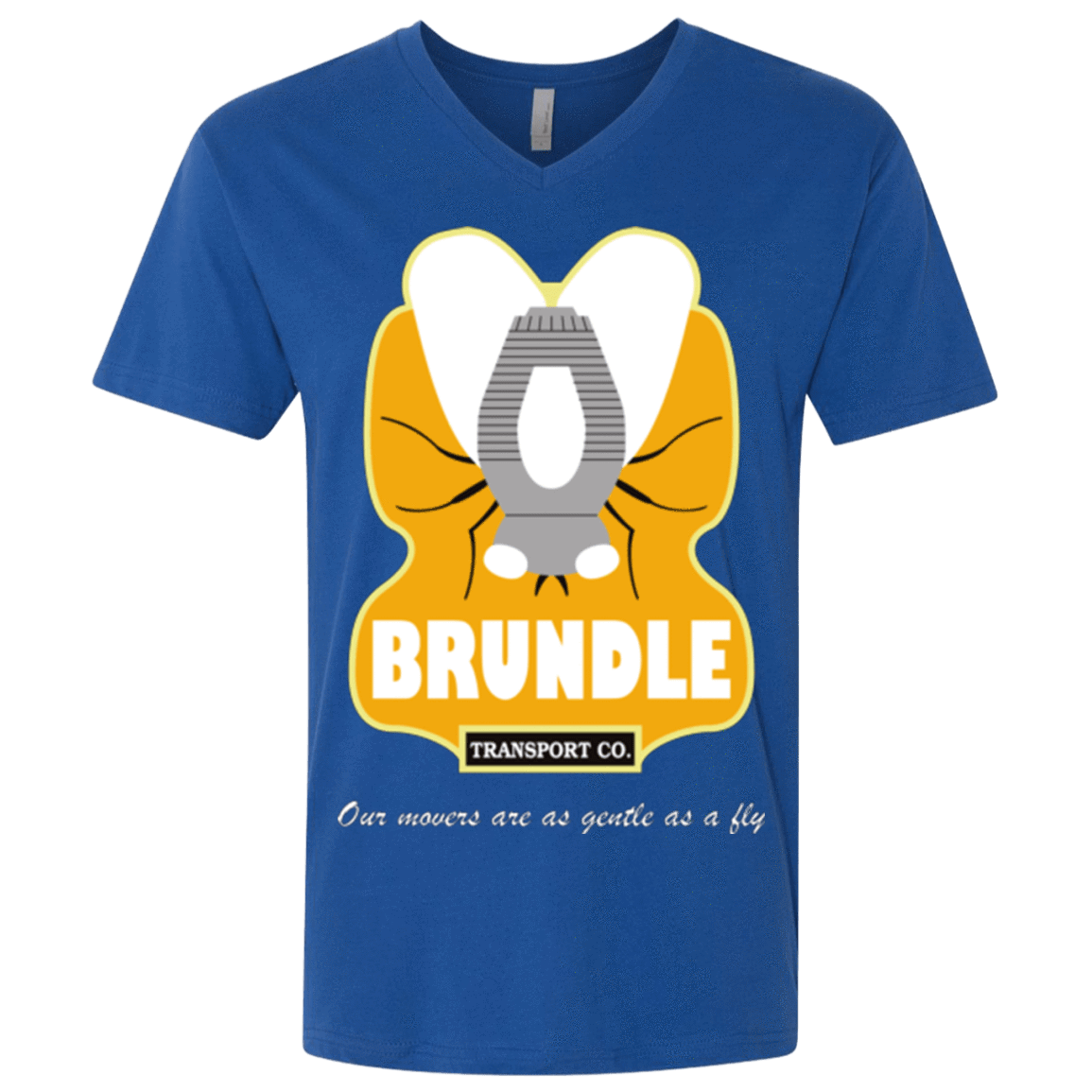 T-Shirts Royal / X-Small Brundle Transportation Men's Premium V-Neck