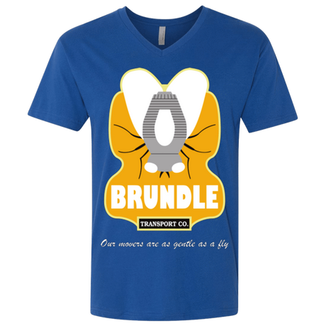 T-Shirts Royal / X-Small Brundle Transportation Men's Premium V-Neck