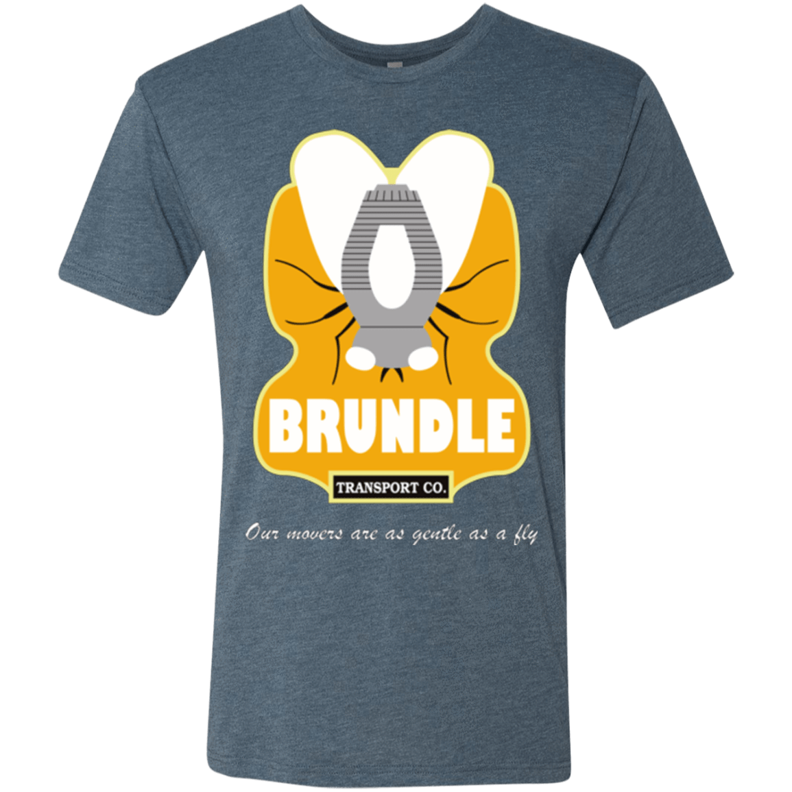 T-Shirts Indigo / Small Brundle Transportation Men's Triblend T-Shirt