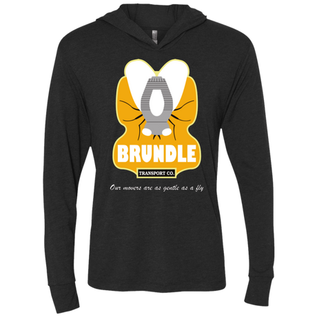 T-Shirts Vintage Black / X-Small Brundle Transportation Triblend Long Sleeve Hoodie Tee