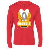 T-Shirts Vintage Red / X-Small Brundle Transportation Triblend Long Sleeve Hoodie Tee