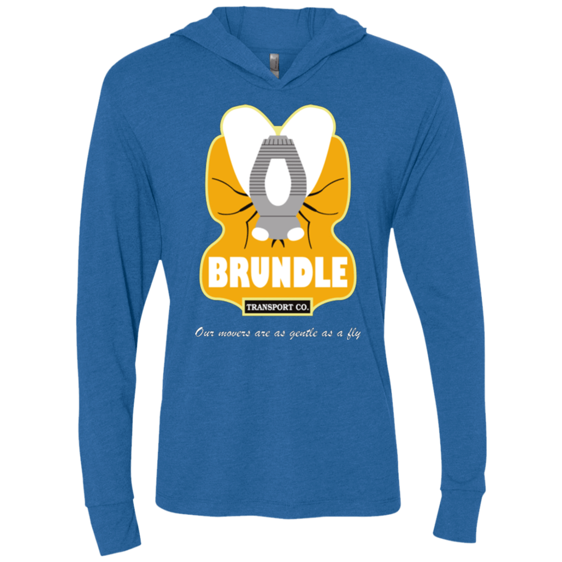 T-Shirts Vintage Royal / X-Small Brundle Transportation Triblend Long Sleeve Hoodie Tee
