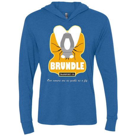 T-Shirts Vintage Royal / X-Small Brundle Transportation Triblend Long Sleeve Hoodie Tee
