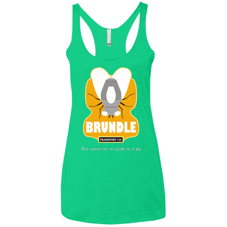 T-Shirts Envy / X-Small Brundle Transportation Women's Triblend Racerback Tank