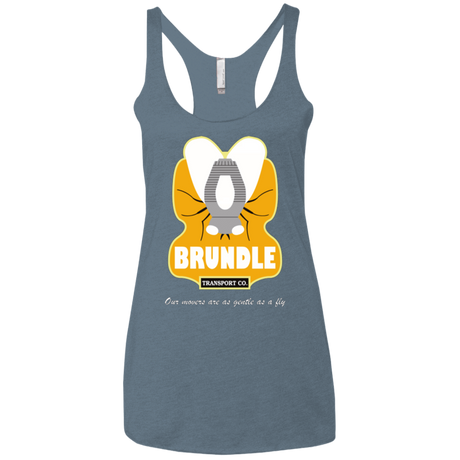 T-Shirts Indigo / X-Small Brundle Transportation Women's Triblend Racerback Tank
