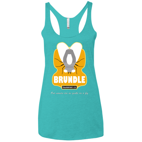 T-Shirts Tahiti Blue / X-Small Brundle Transportation Women's Triblend Racerback Tank