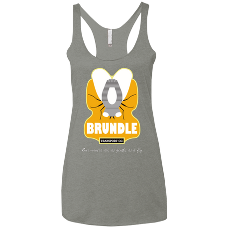 T-Shirts Venetian Grey / X-Small Brundle Transportation Women's Triblend Racerback Tank