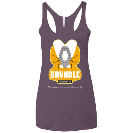 T-Shirts Vintage Purple / X-Small Brundle Transportation Women's Triblend Racerback Tank