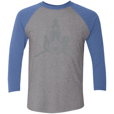 T-Shirts Premium Heather/ Vintage Royal / X-Small BSG Triblend 3/4 Sleeve