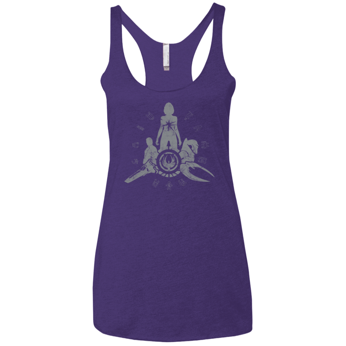 T-Shirts Purple / X-Small BSG Women's Triblend Racerback Tank