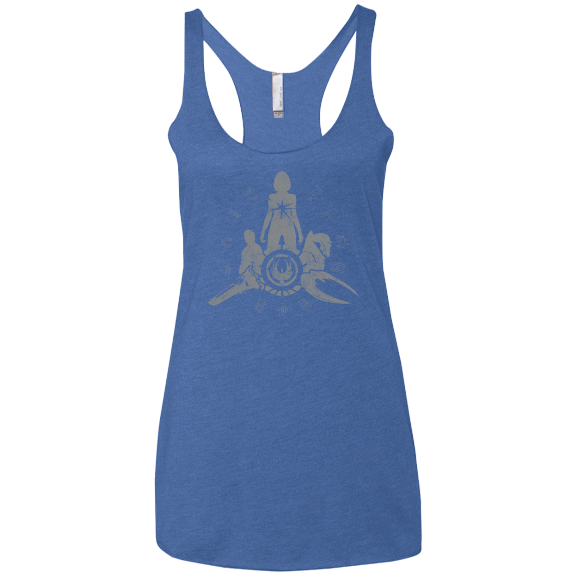 T-Shirts Vintage Royal / X-Small BSG Women's Triblend Racerback Tank