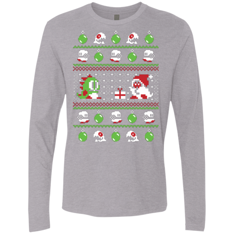 T-Shirts Heather Grey / Small Bubble Bauble Men's Premium Long Sleeve