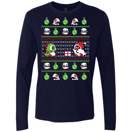 T-Shirts Midnight Navy / Small Bubble Bauble Men's Premium Long Sleeve