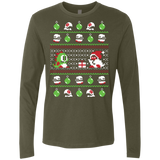 T-Shirts Military Green / Small Bubble Bauble Men's Premium Long Sleeve