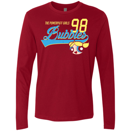 T-Shirts Cardinal / Small Bubbles Men's Premium Long Sleeve