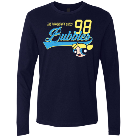 T-Shirts Midnight Navy / Small Bubbles Men's Premium Long Sleeve