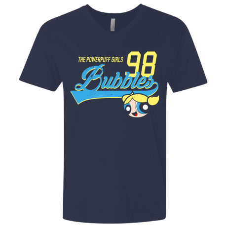 T-Shirts Midnight Navy / X-Small Bubbles Men's Premium V-Neck