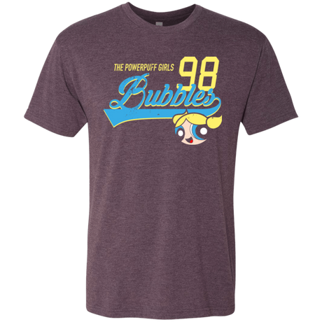 T-Shirts Vintage Purple / Small Bubbles Men's Triblend T-Shirt