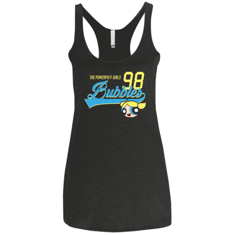 T-Shirts Vintage Black / X-Small Bubbles Women's Triblend Racerback Tank
