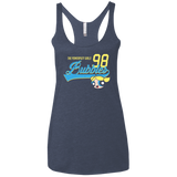 T-Shirts Vintage Navy / X-Small Bubbles Women's Triblend Racerback Tank