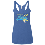 T-Shirts Vintage Royal / X-Small Bubbles Women's Triblend Racerback Tank