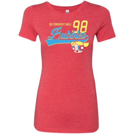 T-Shirts Vintage Red / Small Bubbles Women's Triblend T-Shirt