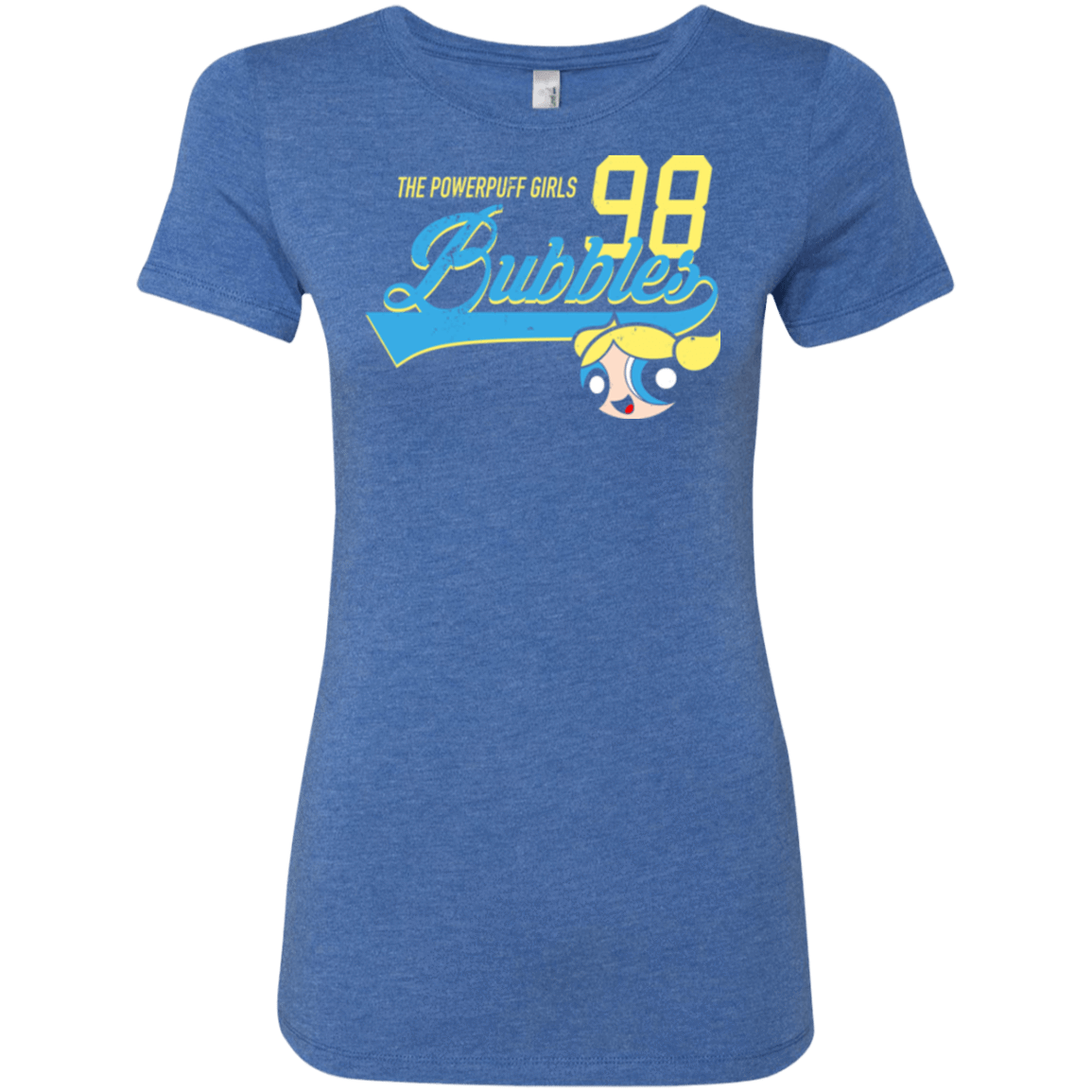 T-Shirts Vintage Royal / Small Bubbles Women's Triblend T-Shirt