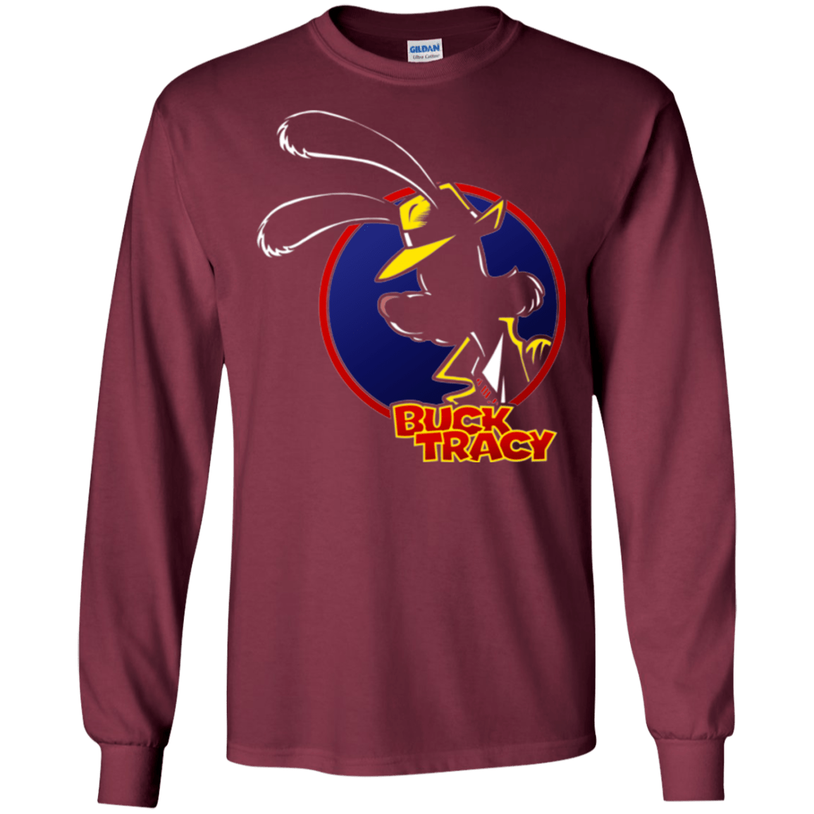 T-Shirts Maroon / S Buck Tracy Men's Long Sleeve T-Shirt