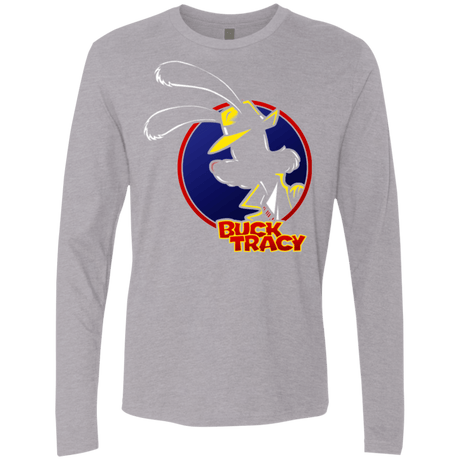 T-Shirts Heather Grey / S Buck Tracy Men's Premium Long Sleeve