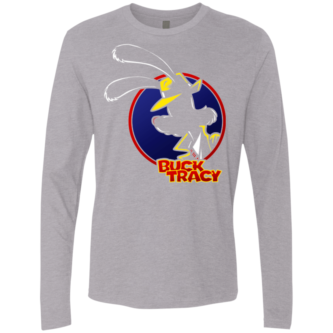 T-Shirts Heather Grey / S Buck Tracy Men's Premium Long Sleeve