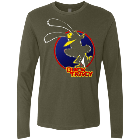T-Shirts Military Green / S Buck Tracy Men's Premium Long Sleeve