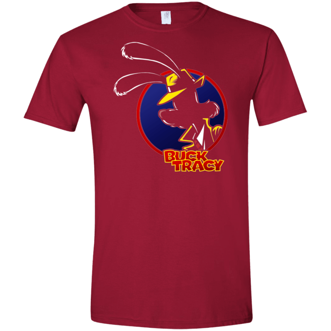 T-Shirts Cardinal Red / S Buck Tracy Men's Semi-Fitted Softstyle