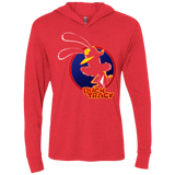 T-Shirts Vintage Red / X-Small Buck Tracy Triblend Long Sleeve Hoodie Tee