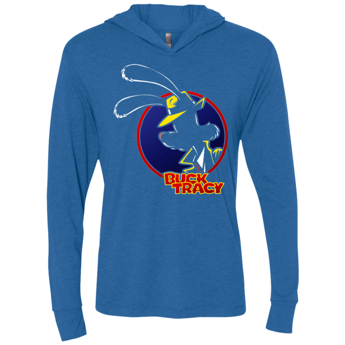 T-Shirts Vintage Royal / X-Small Buck Tracy Triblend Long Sleeve Hoodie Tee