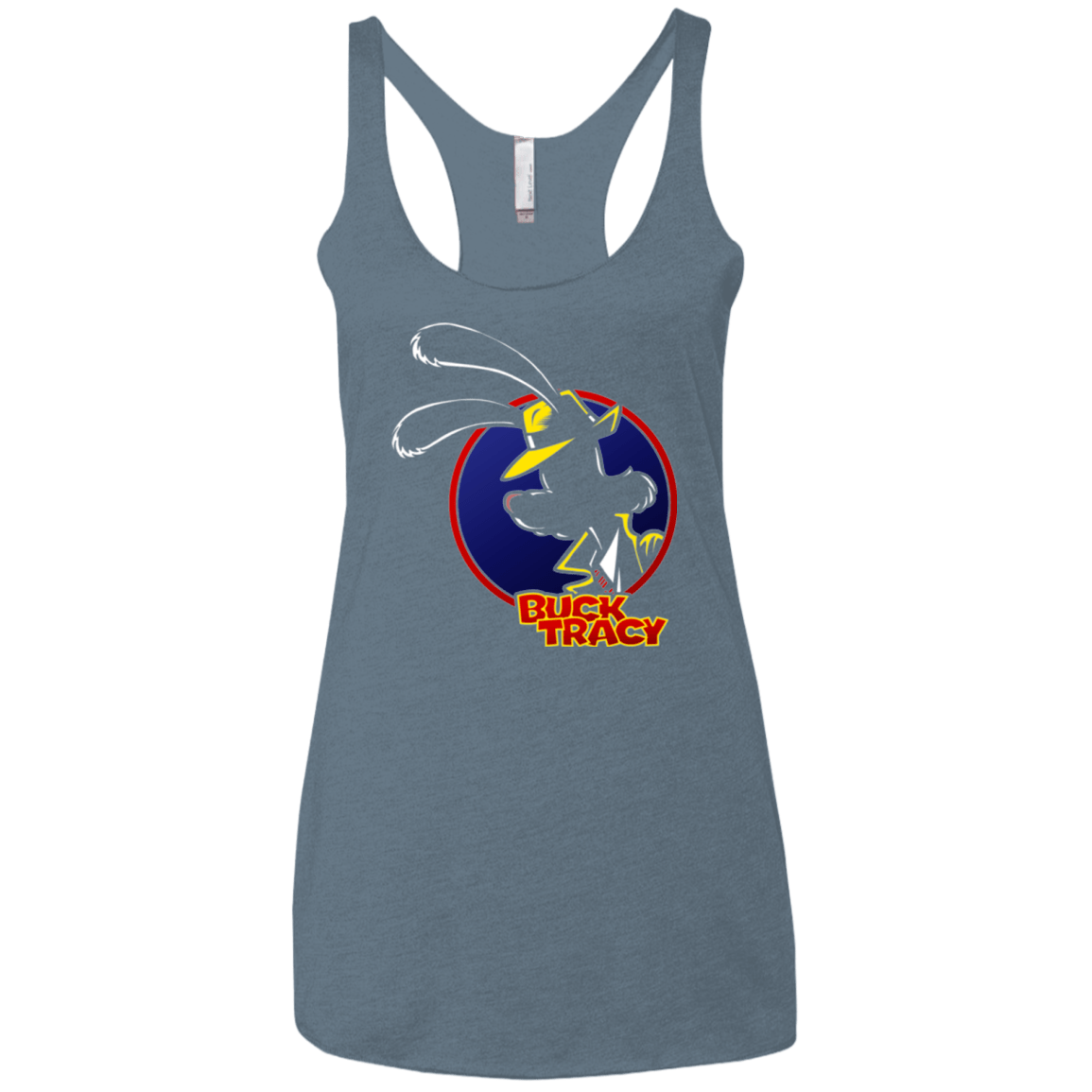 T-Shirts Indigo / X-Small Buck Tracy Women's Triblend Racerback Tank