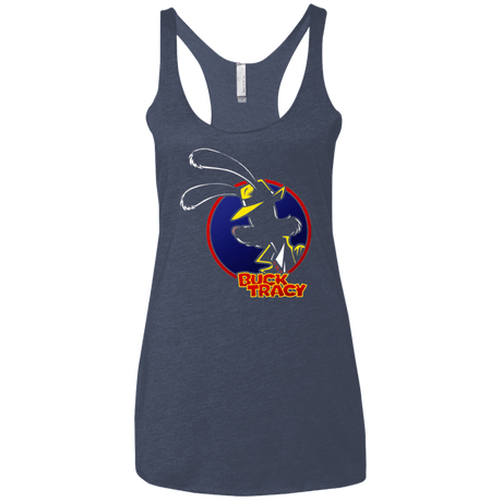 T-Shirts Vintage Navy / X-Small Buck Tracy Women's Triblend Racerback Tank