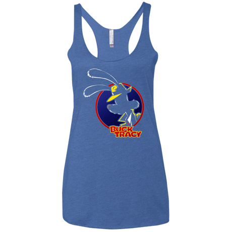 T-Shirts Vintage Royal / X-Small Buck Tracy Women's Triblend Racerback Tank