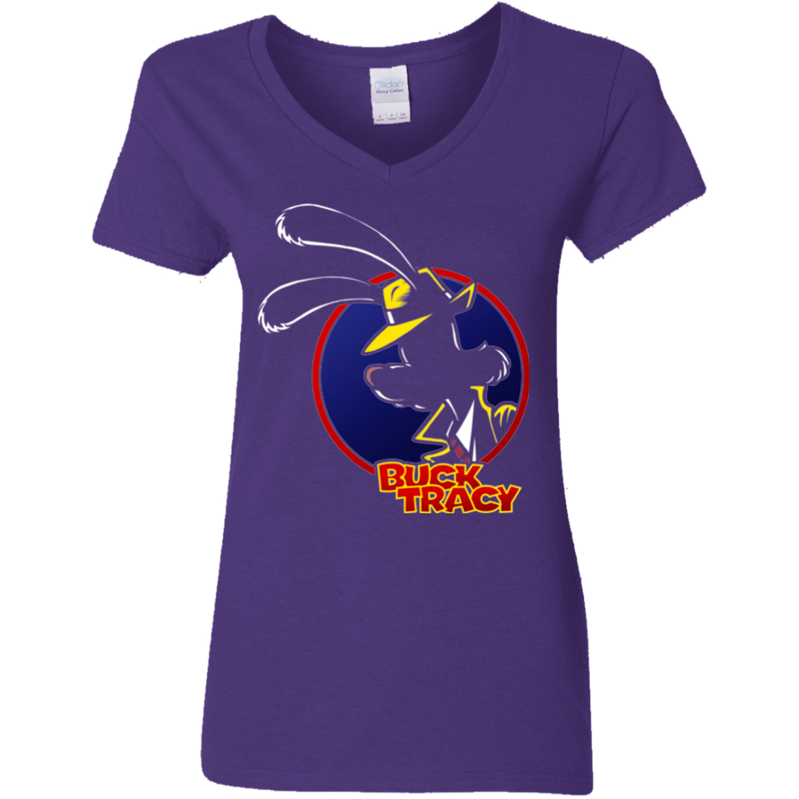 T-Shirts Purple / S Buck Tracy Women's V-Neck T-Shirt