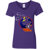 T-Shirts Purple / S Buck Tracy Women's V-Neck T-Shirt