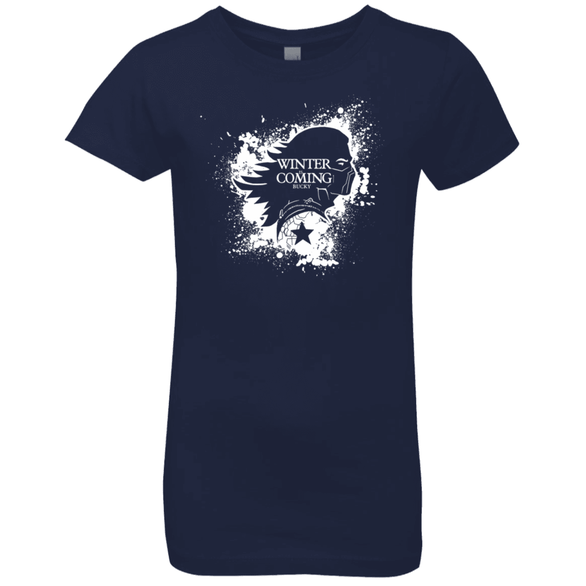 T-Shirts Midnight Navy / YXS Bucky Black Girls Premium T-Shirt