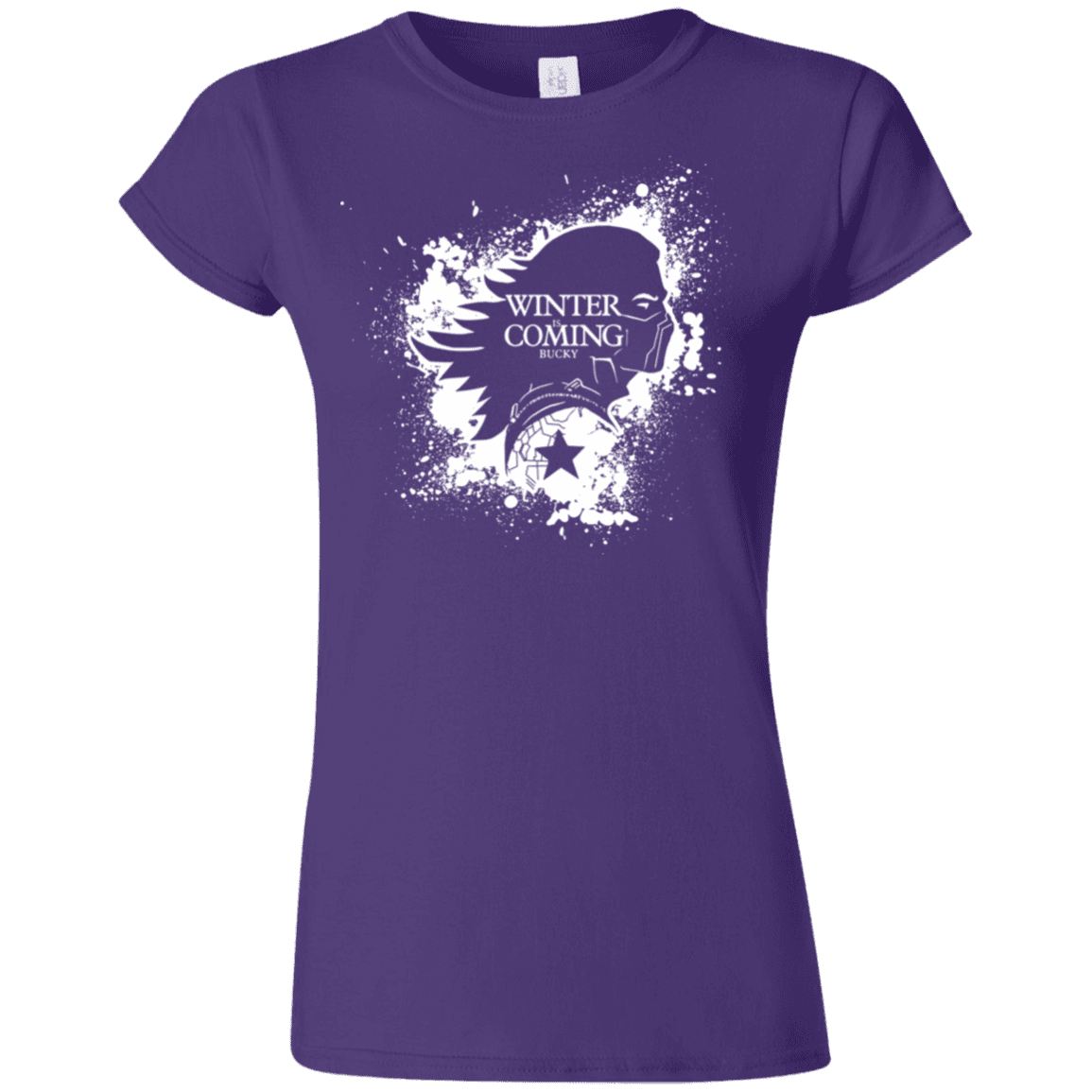 T-Shirts Purple / S Bucky Black Junior Slimmer-Fit T-Shirt