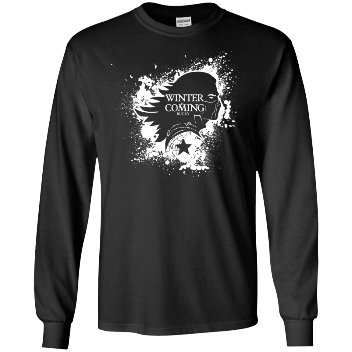 T-Shirts Black / S Bucky Black Men's Long Sleeve T-Shirt