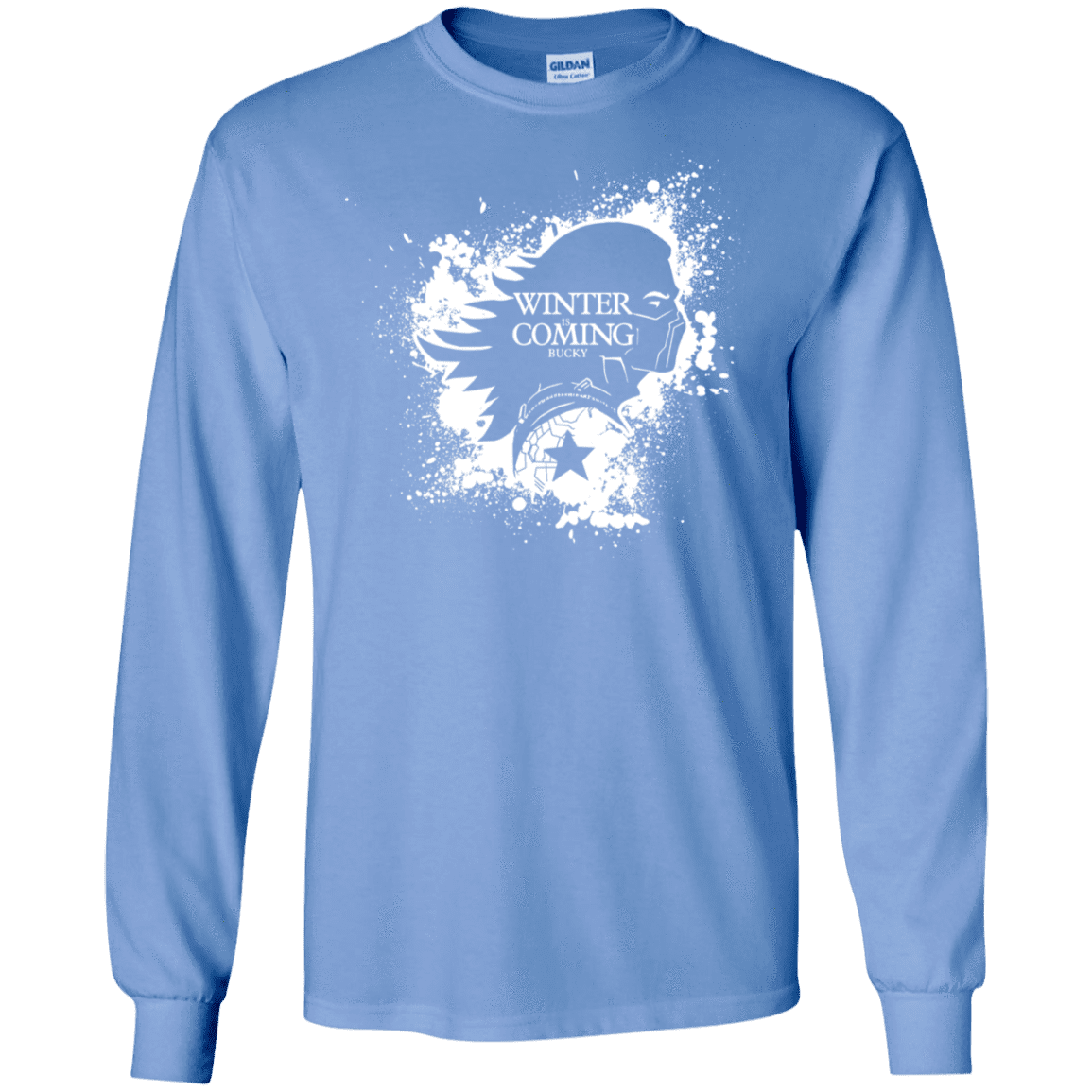 T-Shirts Carolina Blue / S Bucky Black Men's Long Sleeve T-Shirt