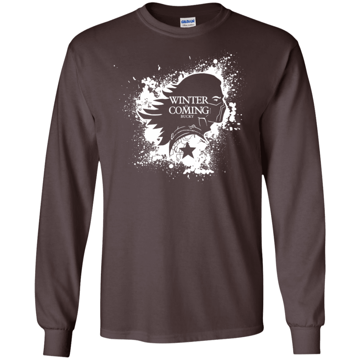 T-Shirts Dark Chocolate / S Bucky Black Men's Long Sleeve T-Shirt