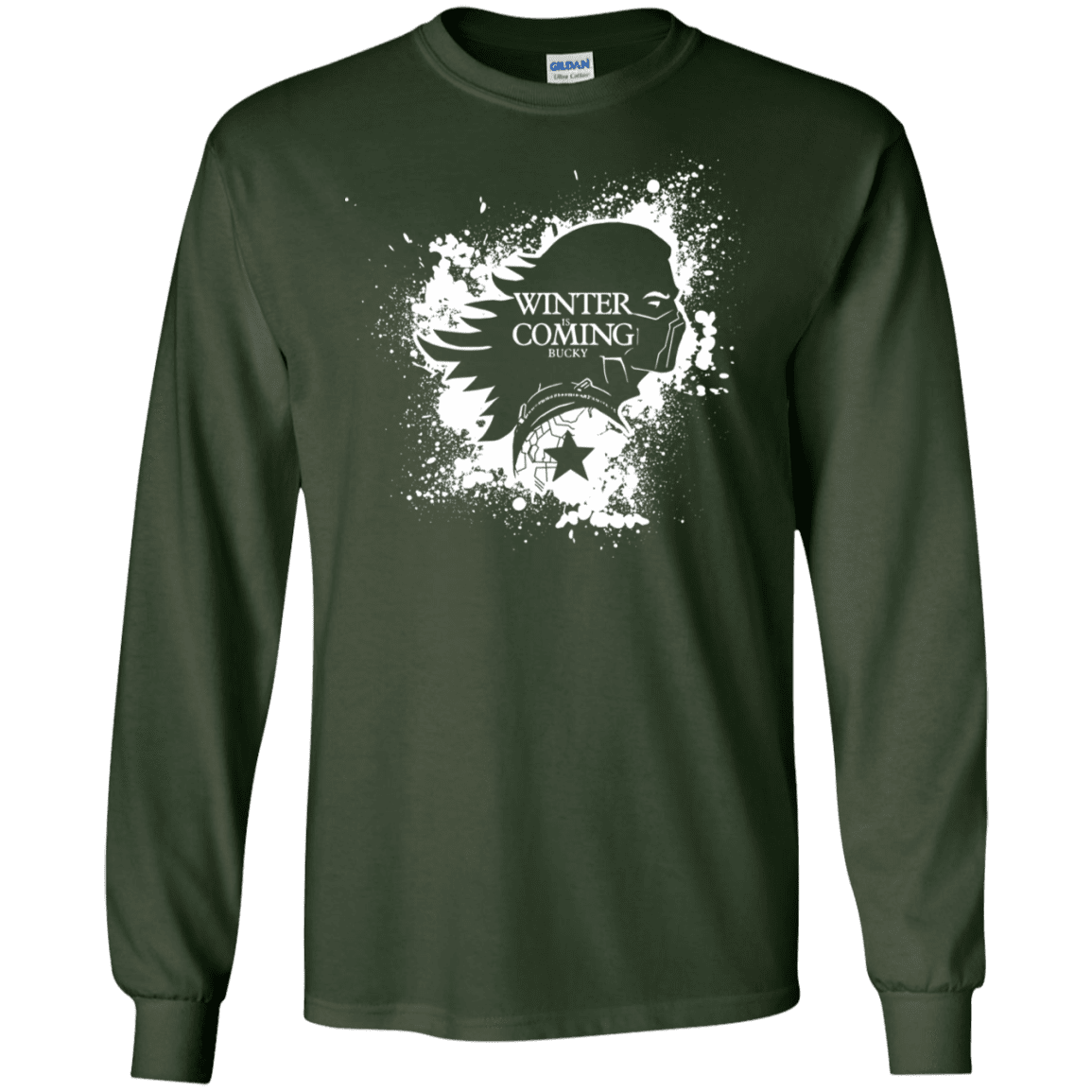 T-Shirts Forest Green / S Bucky Black Men's Long Sleeve T-Shirt