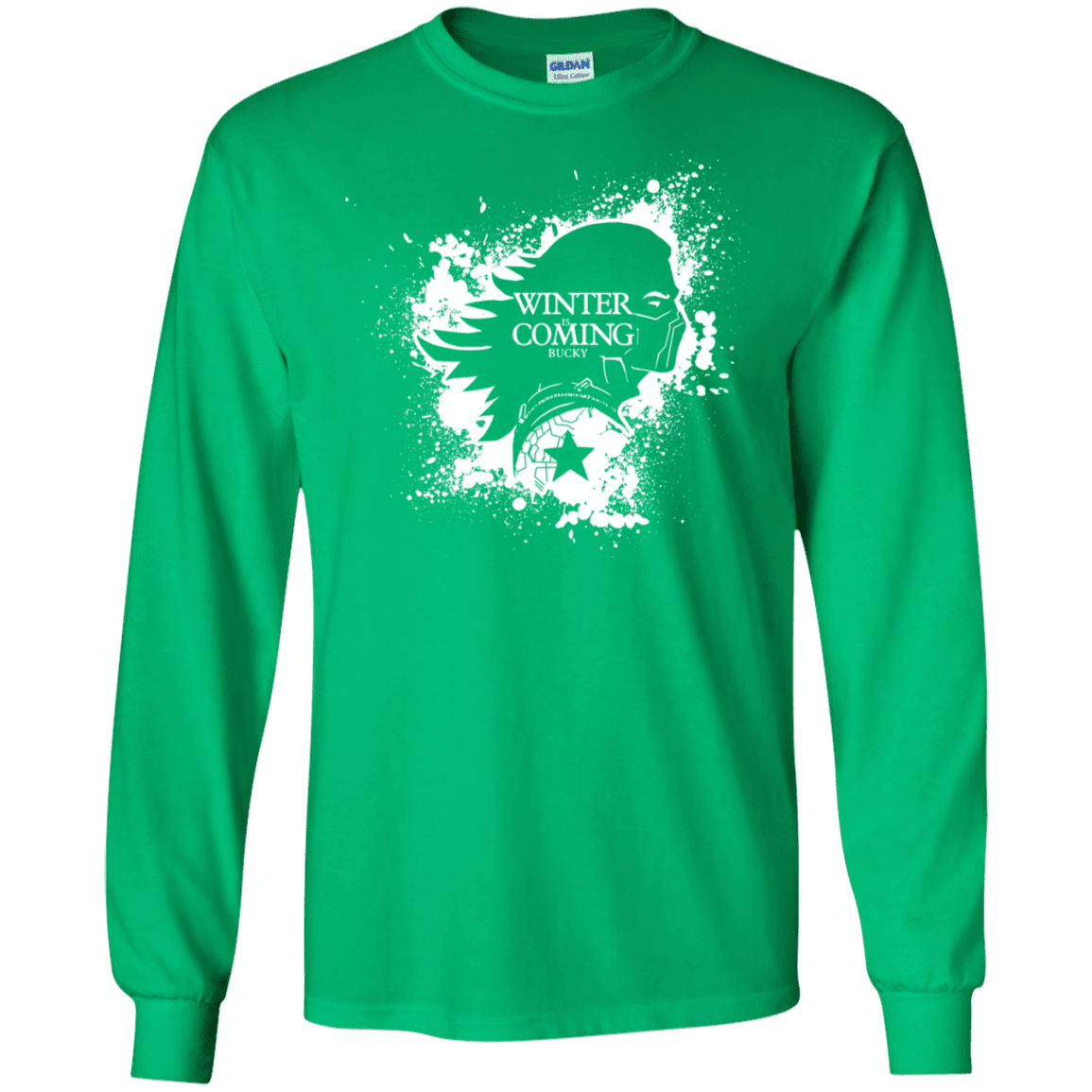 T-Shirts Irish Green / S Bucky Black Men's Long Sleeve T-Shirt